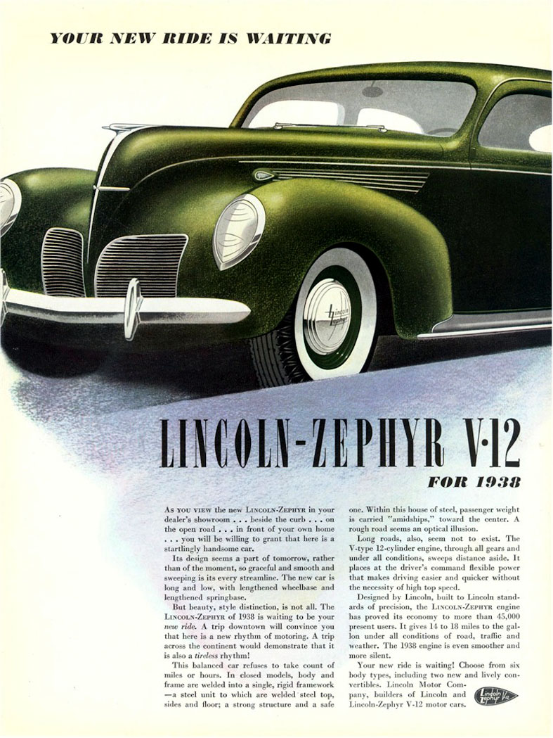 1938 Lincoln Zephyr 6